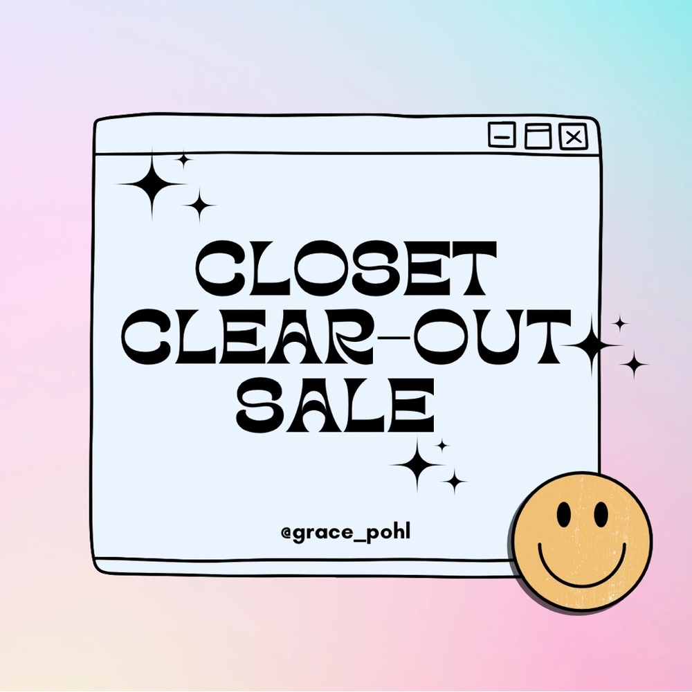 ✨✨CLOSET CLEAR-OUT SALE!!!✨✨